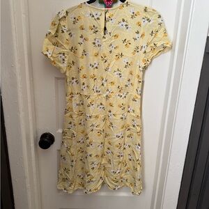 Old Navy Floral Yellow Dress